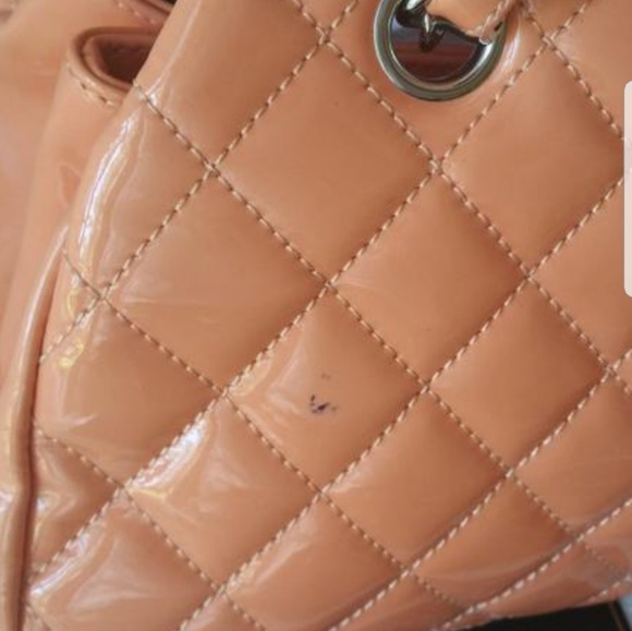 Chanel Mademoiselle Melon Orange Patent Leather - Picture 7 of 8